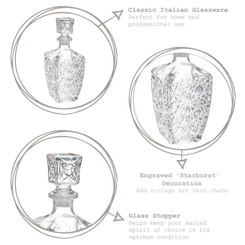 Bormioli Rocco Dedalo 26.4 oz. Decanter with Stopper - Image 5